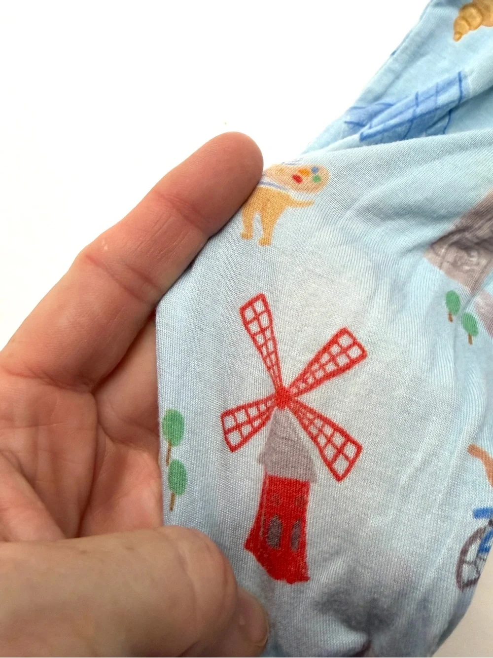 Little Sleepies Blue Weekend in Paris France French One-Piece Pajamas Bamboo